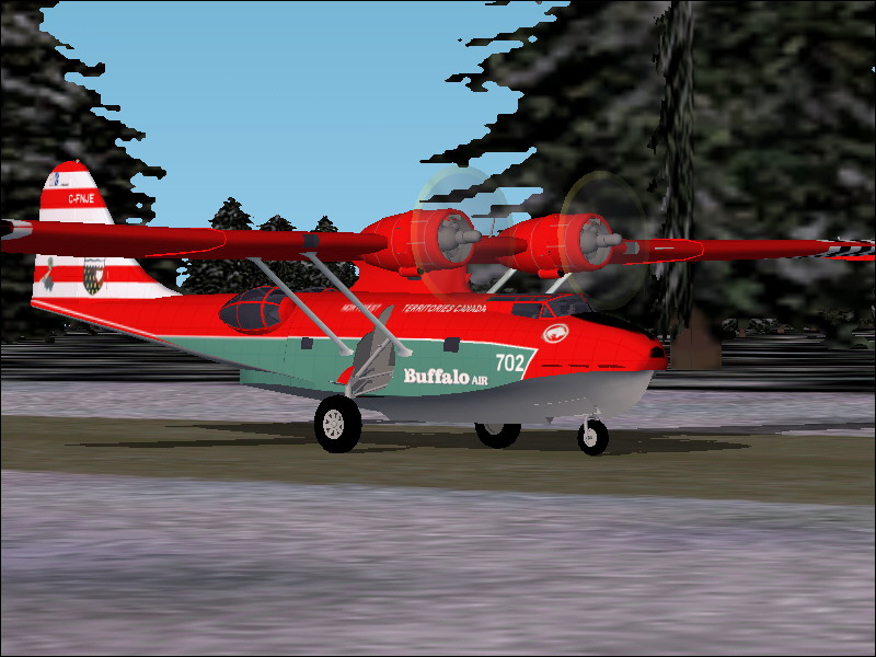 Fs2004 2 Red Consolidated Pby Catalina The Pby-5A Catalina Dont Desapeared With The End Of