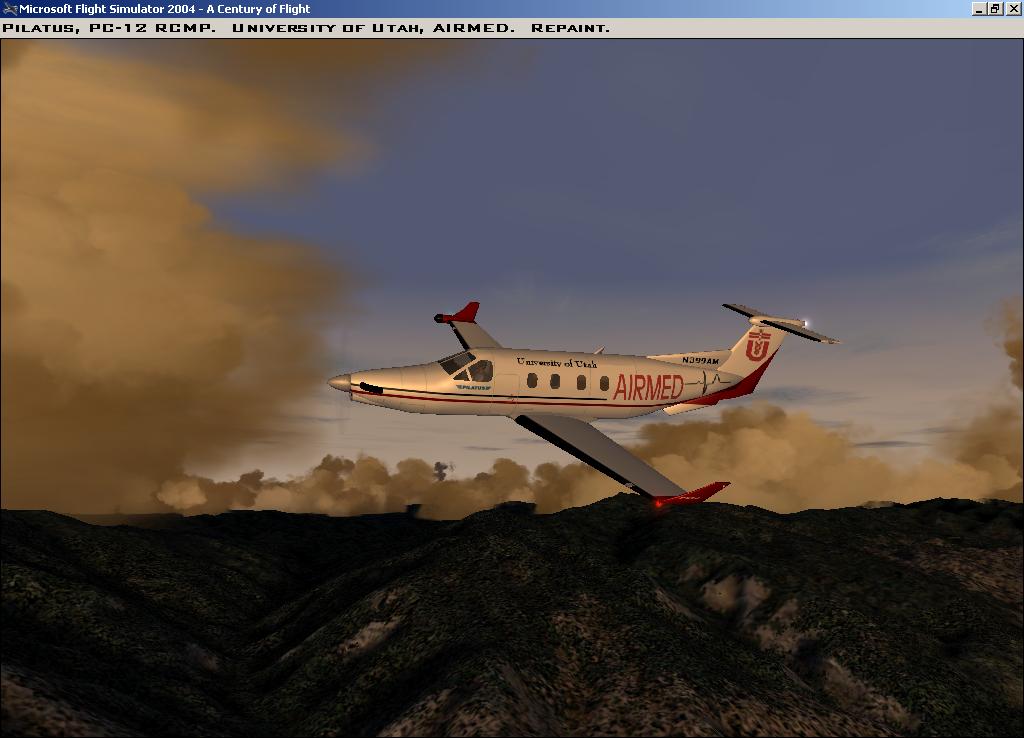 Rcmp Pilatus Pc-12 University Of Utah, Air Med Repainted By A — 1