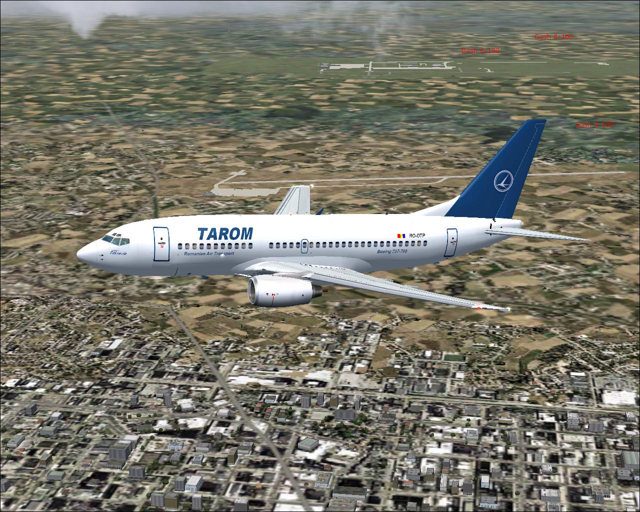Fs2004 - Tarom (Romanian Air Transport) Repaint Fromt The Original Model By Kittyhawk, Fli — 1