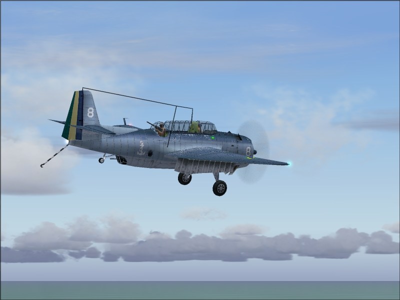 Fs2004 Grumman Tbm-3 Avenger Brazilian Navy Grumman Tbm-3 Avenger Brazilian Navy, Period O
