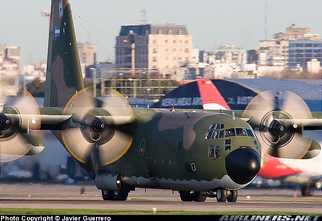Lockheed C-130H Hercules Fuerza Aerea Argentina For Fs2004.- Model: V.zhyhulskiy.- Texture