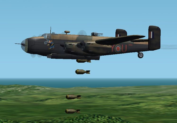 Cfs2,Fs2000, Fs8 And Flightsim Fs2004/Fs9 Halifax B.mkii S1A Bomber The Handley Page Halif