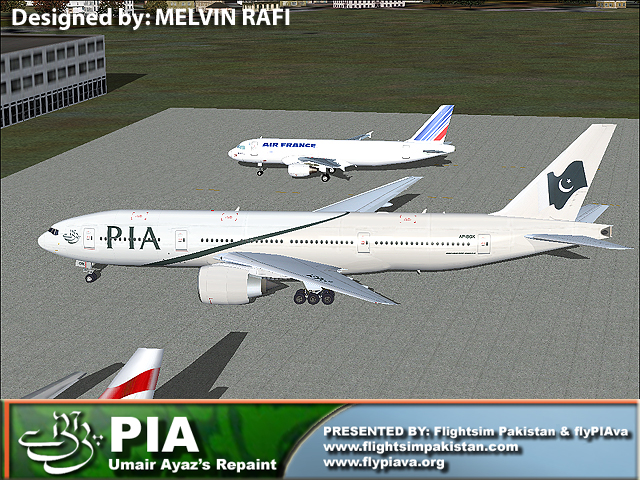 Fs2004 Pia Boeing 777-200 Er Registration: Ap-Bgk