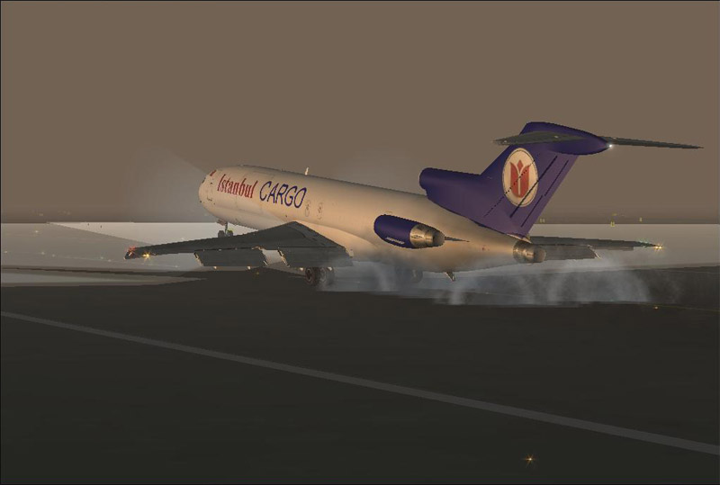 Boeing 727-2F2 Adv Ýstanbul Aýrlýnes Cargo This Repaint Is In 32Bit And Dtx3 Formats, With
