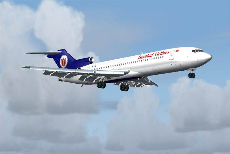 Boeing 727-2F2 Adv Ýstanbul Aýrlýnes Cargo This Repaint Is In 32Bit And Dtx3 Formats, With