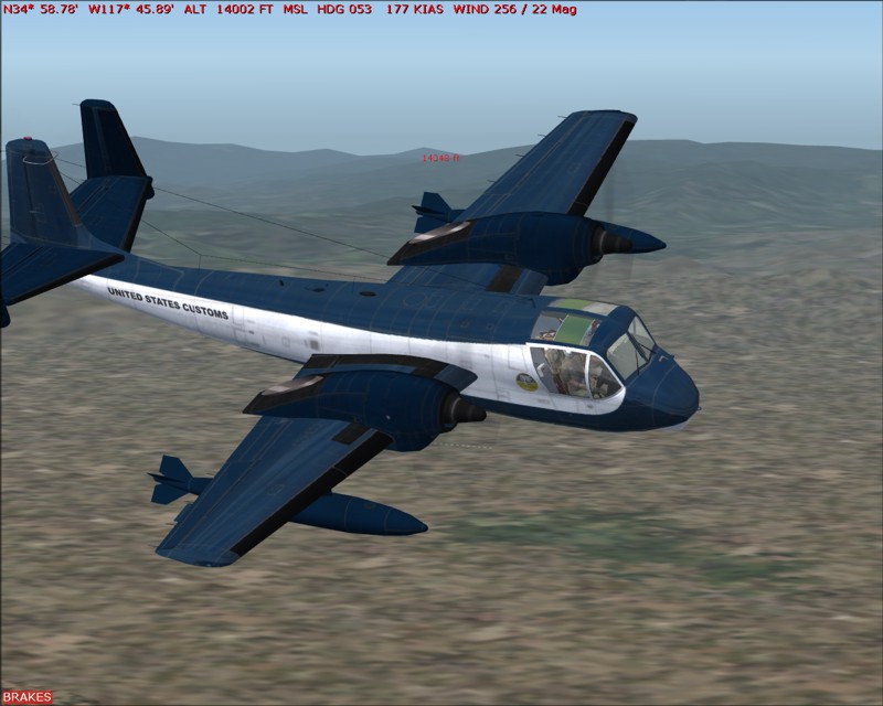 Fs2004 Grumman Ov-1C Mohawk U.s