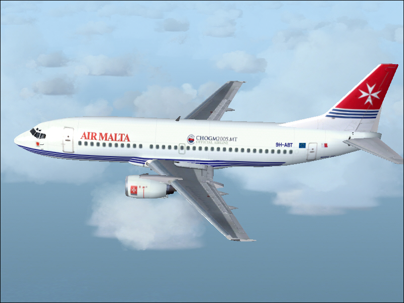 Ffx B 737 300 In Air Malta Colours ( 9H-Abt ) This Is My V2 Repaint Of The Ffx B737 300 Wi