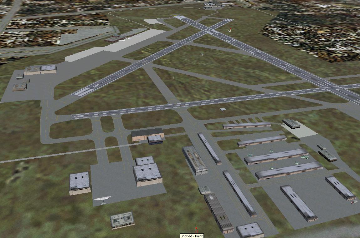 Fs2004 Kalamazoo Airport Scenery (Kazo) By Mike Magner Mikemlem_At_Yahoo.com Discription -