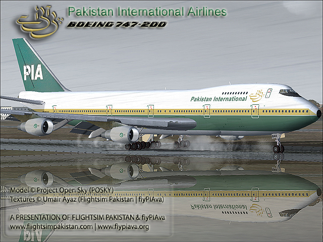 Fs2004 Pakistan Boeing 747-200 Registration: Ap-Bak.in The 1980S Classic Sohni Dharti Live
