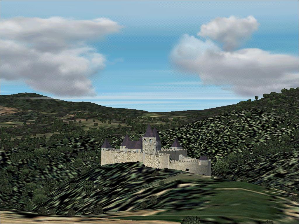 Cachtice Castle In Slovakia By Grzeslaw Bator (Bathoris Castle),With Digital Elevation For