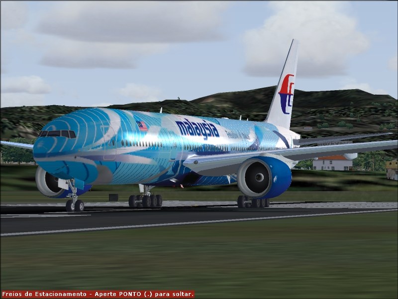 Fs2004 Meljet 777 Malaysia Airlines New Colors Meljet 777-200 Malaysia Airlines New Colors