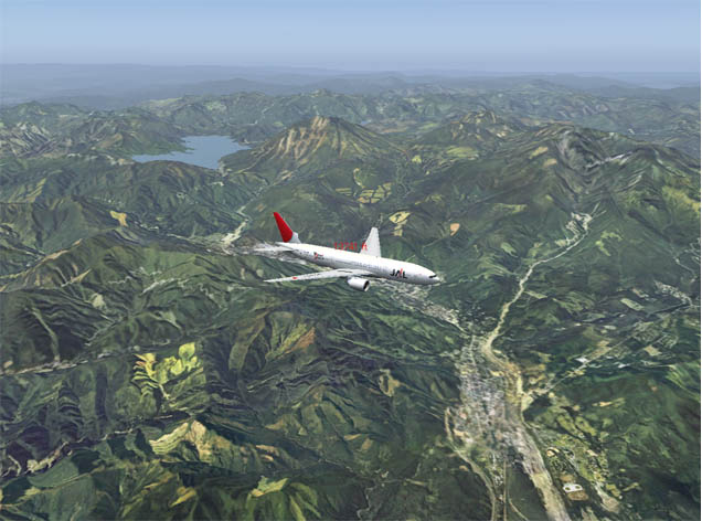 Fs2004 Nikko Photo Scenery This Scenery Is Picture Scenery Arround Lake Chuzenji.there Are