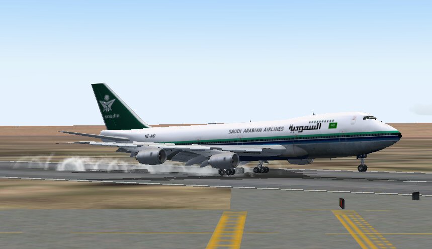 Saudi Arabian Airlines B747-168B This Is A Saudi Arabian Airlines B747-168B, In The Old Co