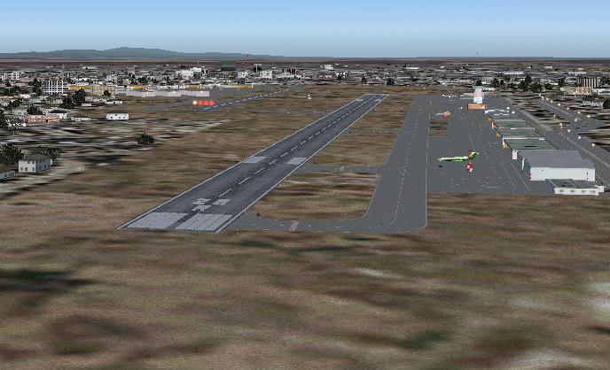 Fs2004 Scenery-Modesto City-County-Harry Sham Field Airport (Kmod) Serves Modesto And Stan