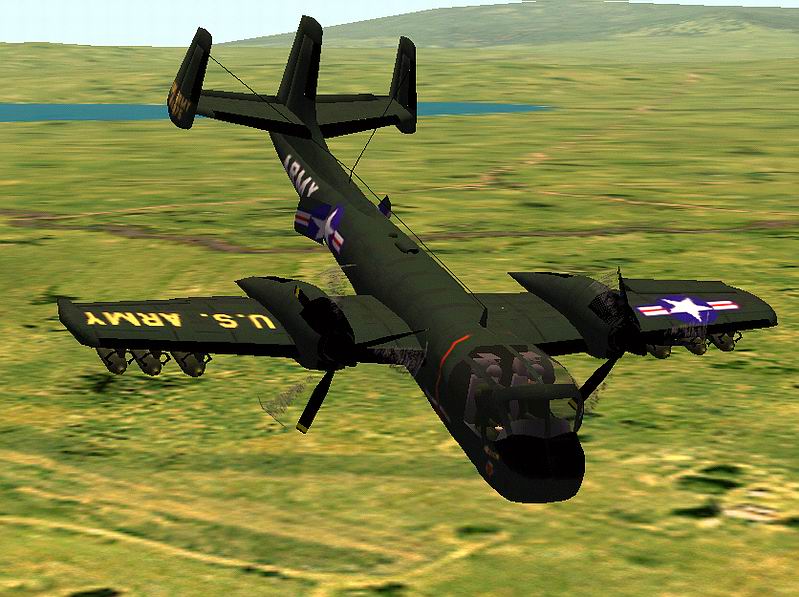 Cfs2/Fs2000 Grumman Ov-1C Mohawk Us Army - Loadout And Damage Profile By Jim Rockster Jaco — 1