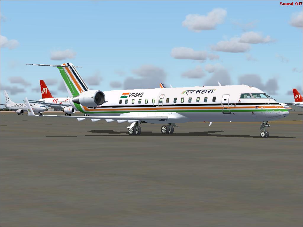 Project Open Sky Bombardier Canadair Regional Jet / Crj 600 - 200 For Fs2002 Exclusively T