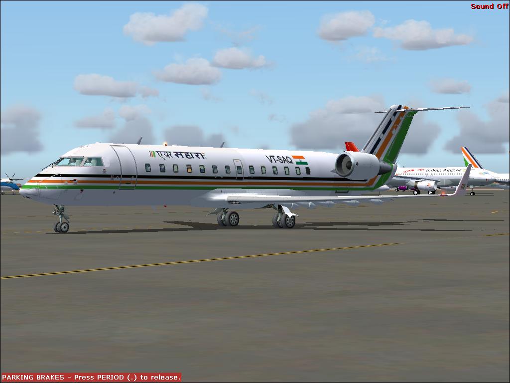 Project Open Sky Bombardier Canadair Regional Jet / Crj 600 - 200 For Fs2002 Exclusively T