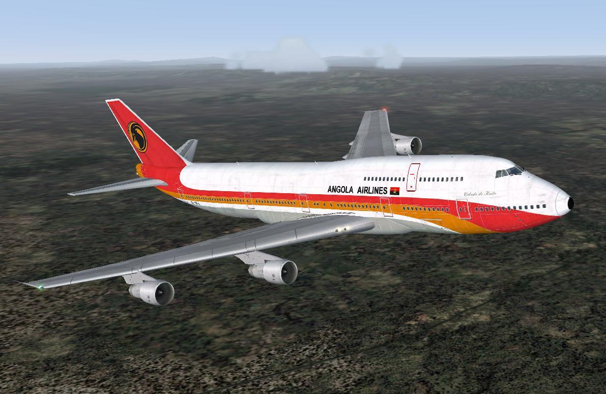 Fs2004 Taag Boeing 747-312 (D2-Tea)