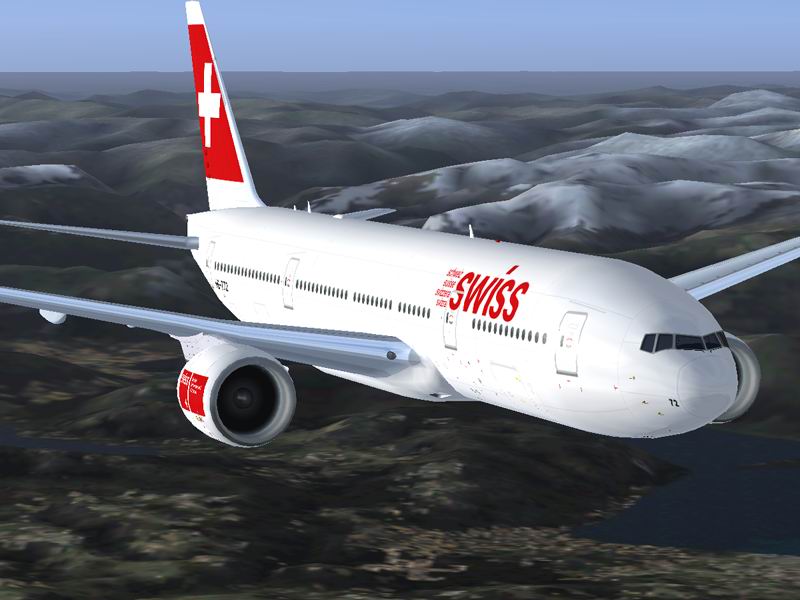 Flight Simulator 2004 Swiss Boeing 777-257Er Thank You For Downloading This Repaint!