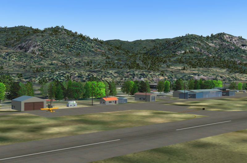 Fs2004 Scenery - Grand Forks British Columbia Grand Forks Bc (Czgf) Is Located In South Ce