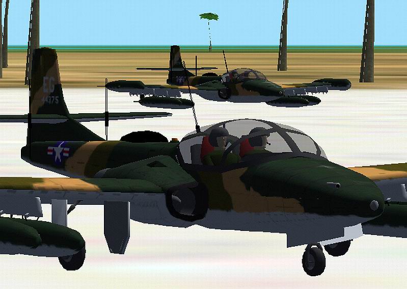 Cfs2/Fs2000 Cessna A37 Dragonfly Texture Package Update By Jim Rockster Jacobson: Jimjake2