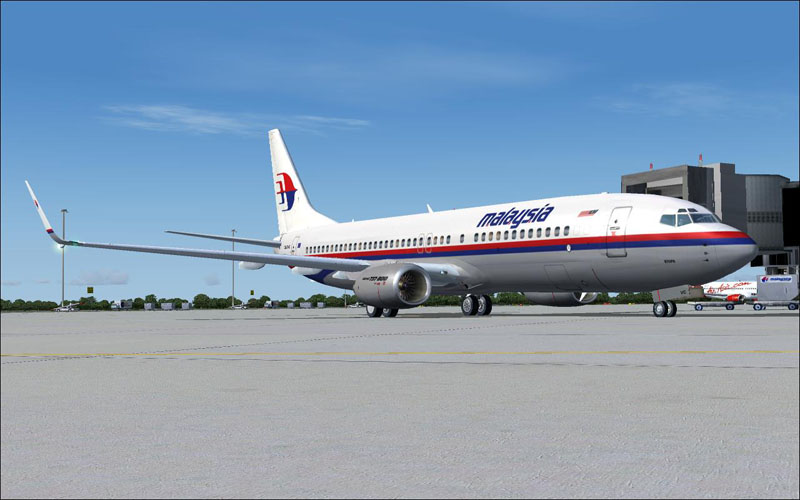 Fs2004 Malaysia Airlines Boeing 737-800 This Is Repainted Textures Of Ok-Tvc, One Of The B