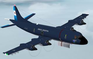 Fs2002 Armada Argentina Lockheed P-3B Orion.- Original Model: Adrian Brausch