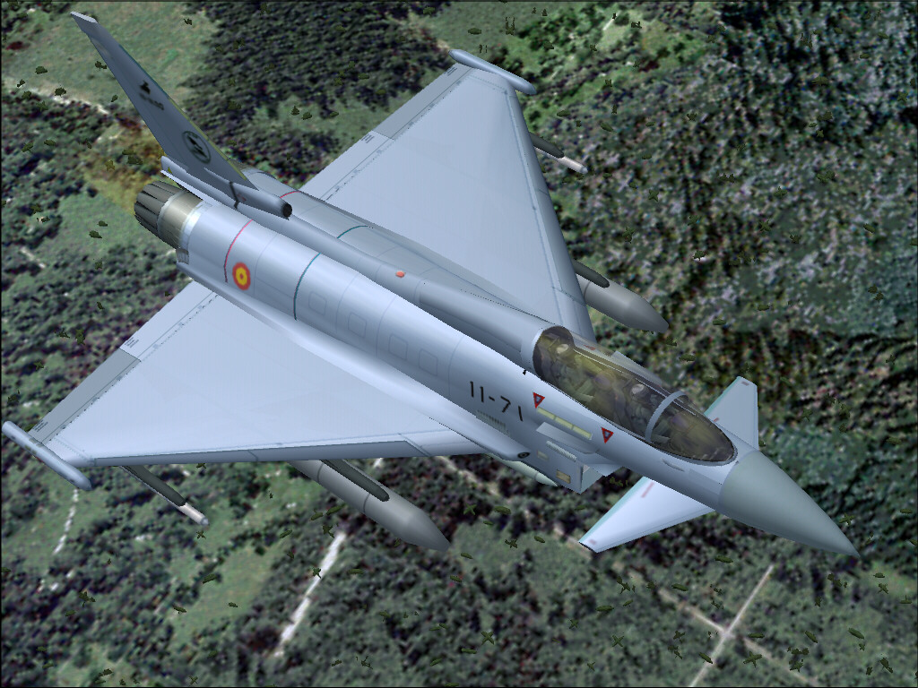 Eurofighter: Germany, For Fs2004 , Two Seater (Info: - Version: Low Detail And Without Vir