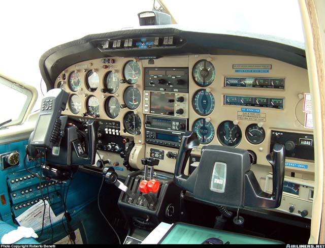 Fs2004 Cessna C337 Skymaster Panel This Is A Replacement Panel For The Great Cessna C337 S