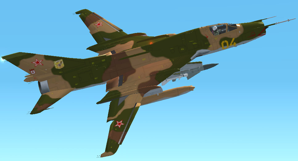 Fs2002/Fs2004 Sukhoi Su-17M4 Fitter K The Su-17 Fitter With Its Variable Sweep Wings Was D