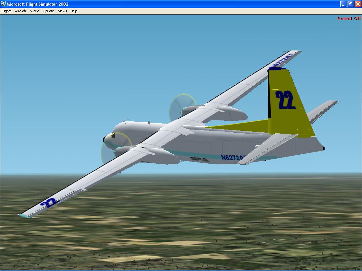 Fs2002 Aircraft - Fokker F27 Friendhip Fire Support Aircraft