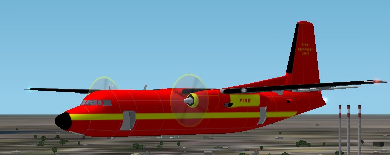 Fs2002 Aircraft - Fokker F27 Friendhip Fire Support Aircraft