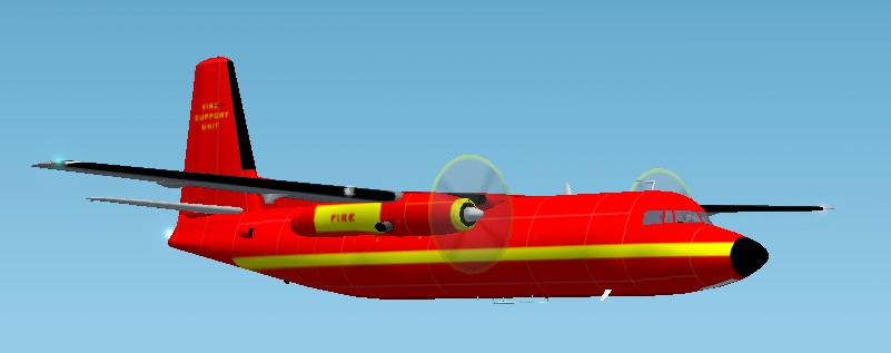 Fs2002 Aircraft - Fokker F27 Friendhip Fire Support Aircraft