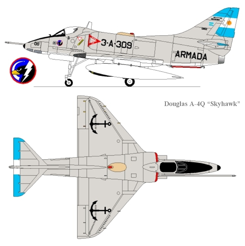 Fs2002 Armada Argentina Douglas A-4Q .- Model: Daniel And Denis Da Silva.- Sound New (A4Sn