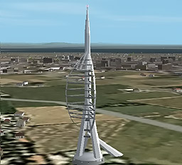 Portsmouth Spinnaker Tower Scenery For Fs2002/Fs2004 By B.semmens Fs2002/Fs2004 Scenery -