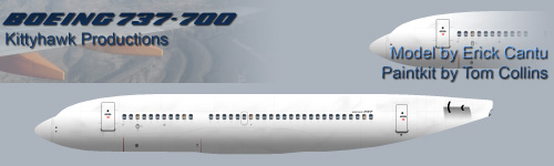 Fs2004 Boeing 737-700 Kittyhawk Paint-Kit This Bundle Contains Layered Psd Files For Erick