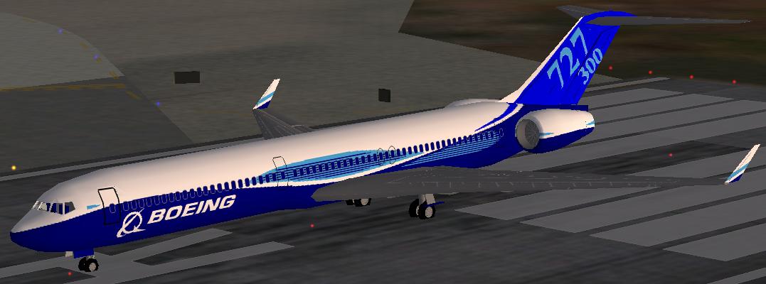 Boeing 727-300 Concept By Mike Magner Mikemlem_At_Yahoo.com Description - Boeing 727-300 C