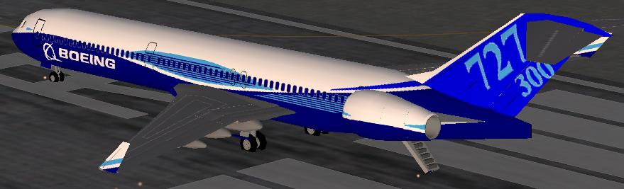 Boeing 727-300 Concept By Mike Magner Mikemlem_At_Yahoo.com Description - Boeing 727-300 C