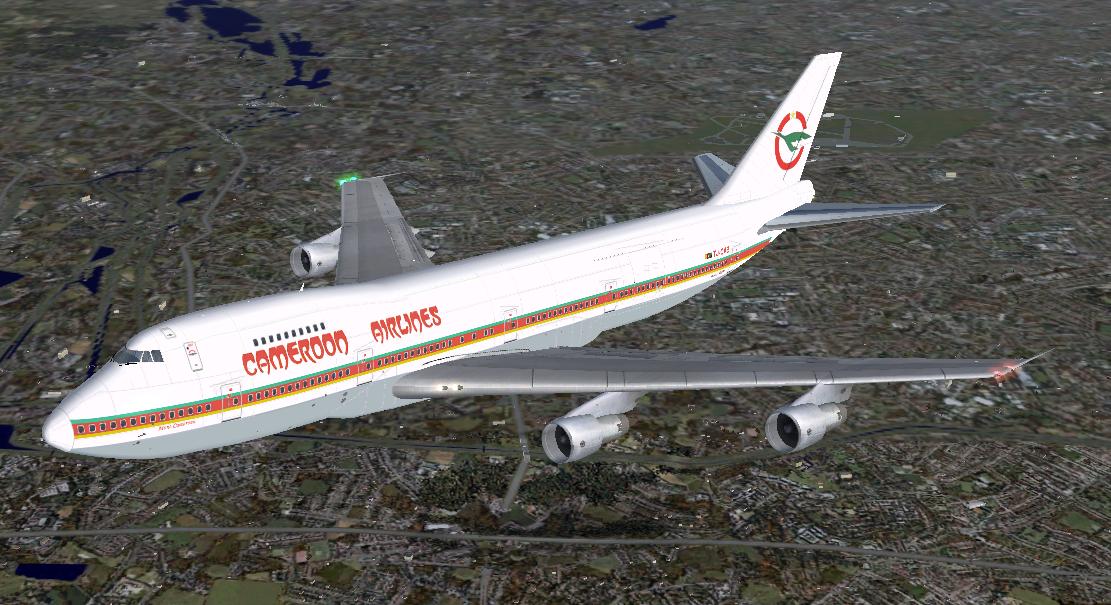 Fs2004 Cameroon Airlines Boeing 747-2H7B(M) (Tj-Cab)