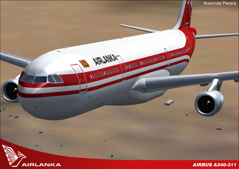 Air Lanka A340-311 - 4R-Ada This Paint Is Of The Srilankan Old Colours When It Was Know As