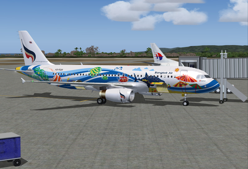 Fs2002/2004 Ifdg Airbus A320-232 Bangkok Airways Samui(Hs-Pgw) Ifdg Airbus A320-232 Bangko — 1