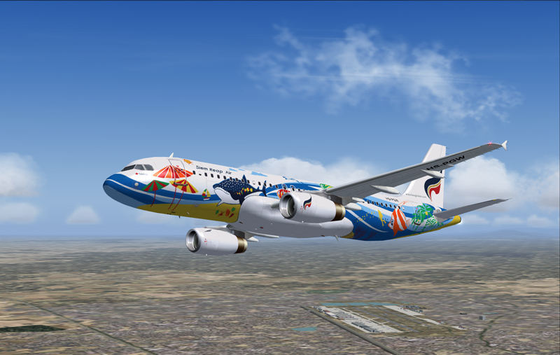 Fs2002/2004 Ifdg Airbus A320-232 Bangkok Airways Samui(Hs-Pgw) Ifdg Airbus A320-232 Bangko