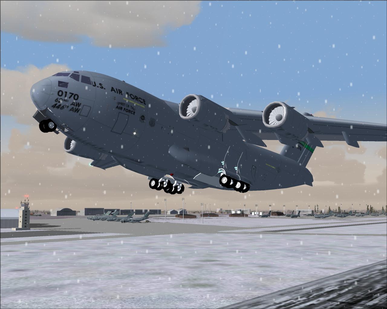 Fs2004 Boeing C-17 Cargomaster Iii Intended To Replace The Venerable C-141, The C-17 Fulfi