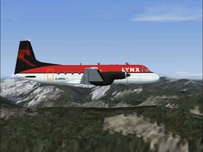 Flight Simulator 2004 Hawker Siddeley 748 Avro Repaint
