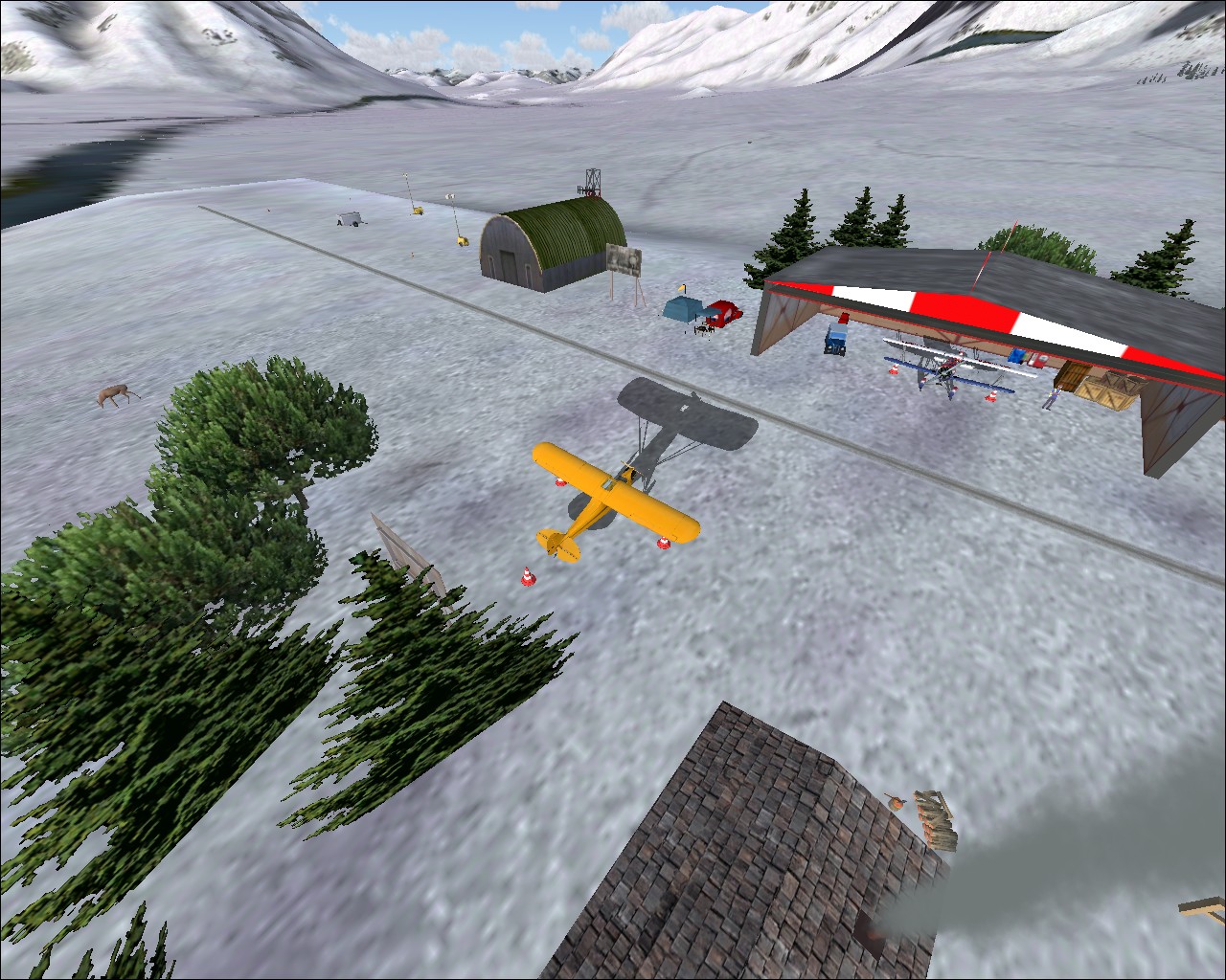 Schwenz Vintage Airstrip Fictional Scenery For Fs2004 By: Mike Woolsey — 1