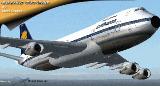 Fs2002/2004 Project Open Sky Lufthansa Old Colors Boeing 747-200