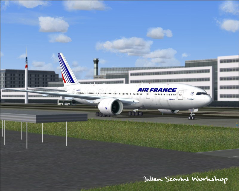 Air France New C/S B777-200Er Meljet V2 Panel: Flight Simulator B777-300 Panel Sound: Flig