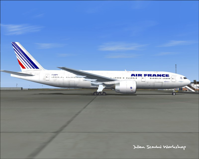 Air France New C/S B777-200Er Meljet V2 Panel: Flight Simulator B777-300 Panel Sound: Flig