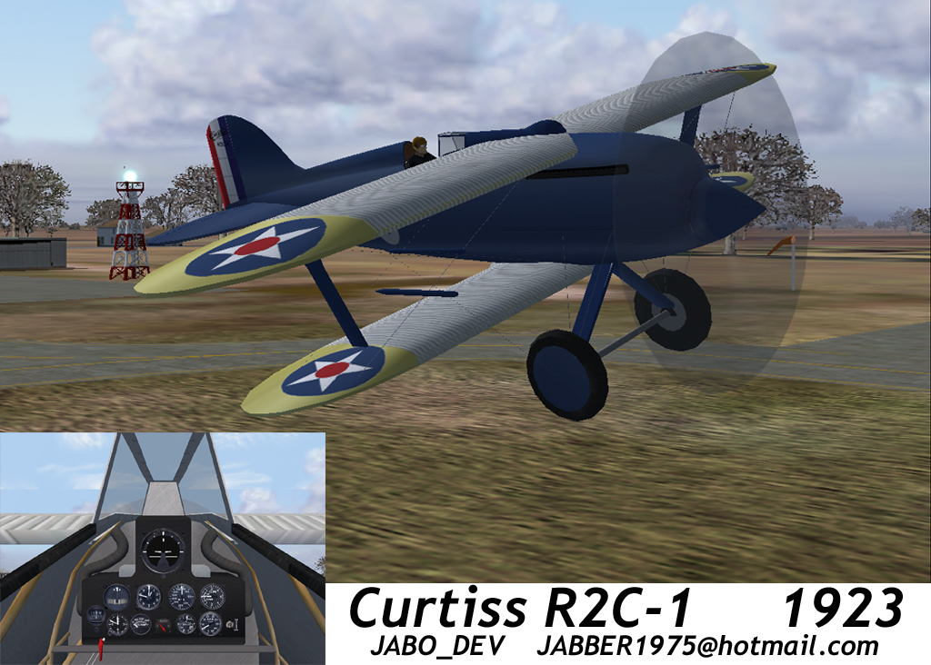 Fs2004 Curtiss R2C-1 Designed By Glenn Curtiss, Navy Lieutenant Alford J
