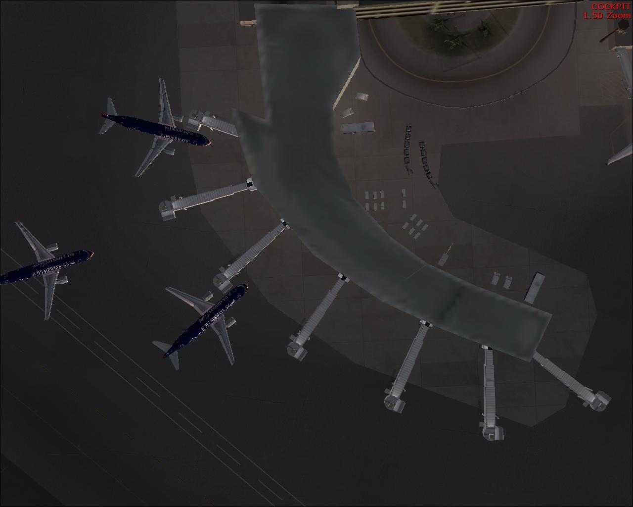 Jetways For Kbos, Us Airways Shuttle Wing